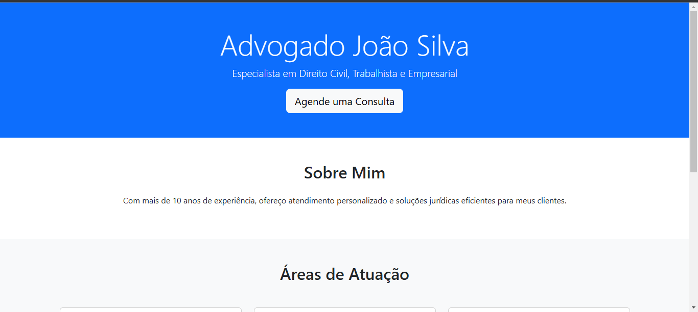 Landing Page Advogado
