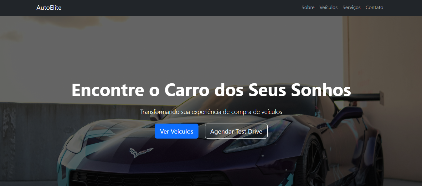 Landing Page Concessionária